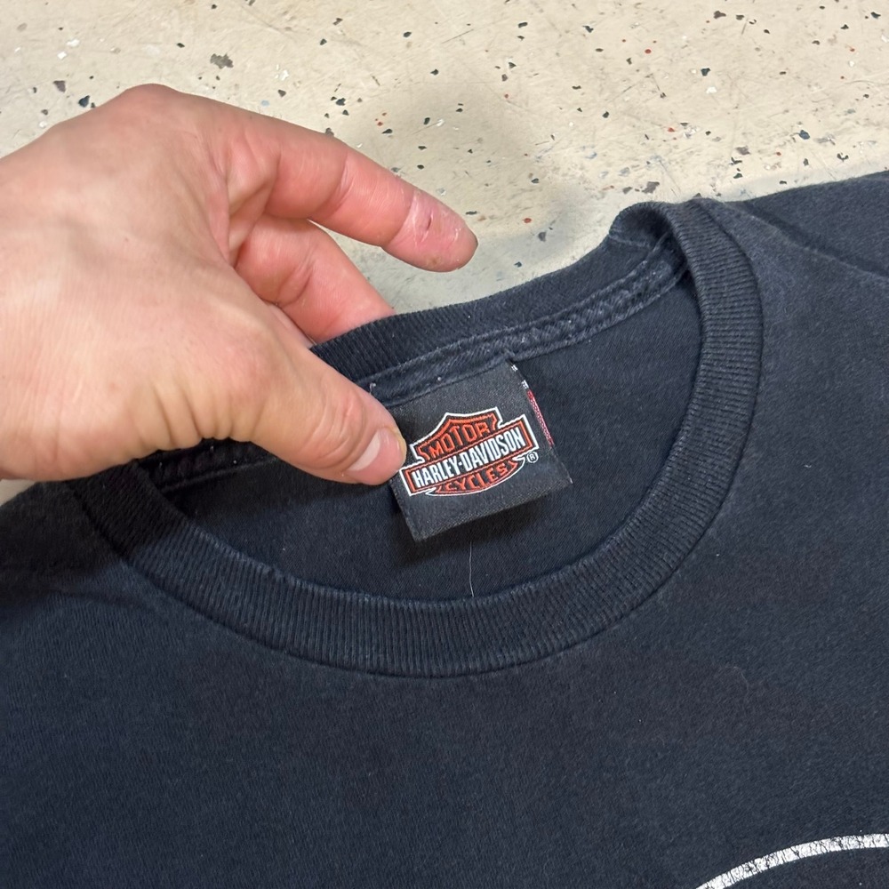 Harley Davidson Motorcycle Biker Bowling Green Kentucky Black Graphic T-Shirt XL - Picture 3 of 7